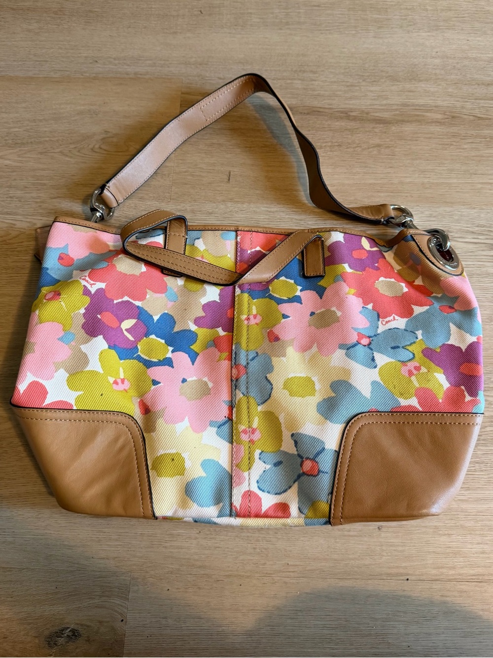 COACH Hadley Floral Print Duffle Tote Bag 28287